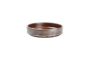 Plate 13,5xH3cm Dark Brown Escura