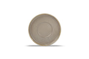 Saucer 14xH1,5cm for Cup 20cl and Mug 35cl Brown Structo