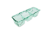 Serving Dish 39x14xH9,5cm 3 parts Green Ecovitra