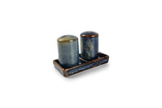 Salt Shaker 4xH7cm Blue Nova