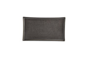 Plate 30x17cm Black Line