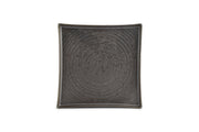 Plate 27x27cm Black Line