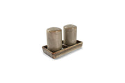 Salt Shaker 4xH7cm Grey Ceres
