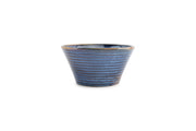Bowl 18xH9cm Conical Blue Line
