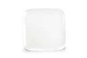 Plate 31x31cm White Match