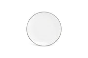 Plate 26,5cm Coupe Black Rim Basic White