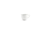 Mocha Cup 10cl Black Rim Basic White