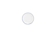 Saucer 14,5cm Blue Rim Basic White
