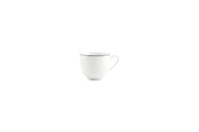 Mocha Cup 10cl Green Rim Basic White