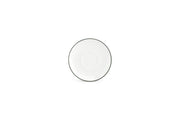 Saucer 14,5cm Green Rim Basic White