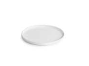 Plate 28,5xH2cm White Verso