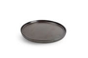 Plate 28,5xH2cm Black Verso