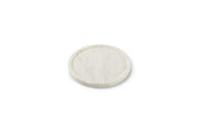Serving Dish 12xH1cm Marble White Pura