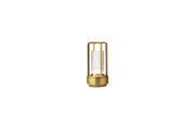 Cuba LED Cordless Lamp 17.5cm - Brushed Gold