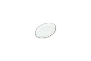 Serving dish 30,5x20,5xH2,5cm black rim Bistro