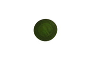 Emerald Glass Glitter Plate - Pack of 3