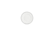 Plate 27cm black rim Bistro