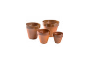 Flower Pot Porcelain Plate - Pack of 12