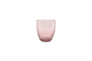 Glass 25cl PInk Crackle