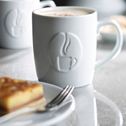 Java Embossed Mugs 15.5oz / 440ml - Pack of 6