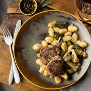 Murra Toffee Walled Plate 12inch / 30cm - Pack of 6