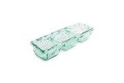Serving Dish 32x10xH5,5cm 3 parts Green Ecovitra