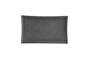 Plate 33x20cm Black Line