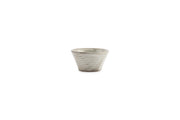 Bowl 10xH5cm Conical Grey Line