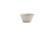 Bowl 13xH6,5cm Conical Grey Line