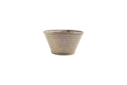 Bowl 15xH8cm Conical Grey Line