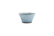 Bowl 15xH8cm Conical Blue Line