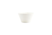 Bowl 15xH8cm Conical White Line