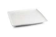 Plate 23x23cm White Squito