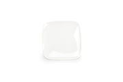 Plate 17x17cm White Match