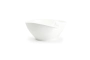 Bowl 23x20,5xH8cm with grip White Flavor