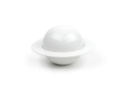 Bowl 18xH11cm with Cover White Flavor