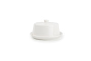 Butter Dish 8xH4cm White Gusto