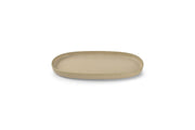 Plate 30x15xH2cm Beige Pila