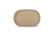 Plate 34x22xH2cm Beige Pila