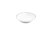 Deep Plate 21xH4cm Coupe Black Rim Basic White