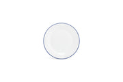 Plate 20cm Blue Rim Basic White