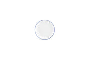 Plate 15cm Coupe Blue Rim Basic White