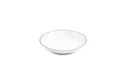 Deep Plate 21xH4cm Coupe Blue Rim Basic White