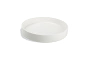 Deep Plate 24xH4cm White Verso