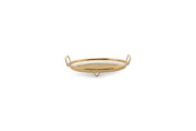 Wire basket 20xH3cm Gold Serve