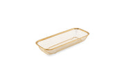 Wire basket 31x13xH5,5cm Gold Serve