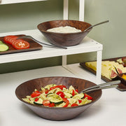 Bowl 27xH7,5cm chestnut Omni