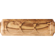 Acacia Wood Wine/Beer Flight