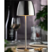 Montserrat LED Cordless Lamp 30cm - Brushed Silver - Case of 6