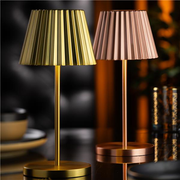 Dominca LED Cordless Lamp 26cm - Brushed Gold